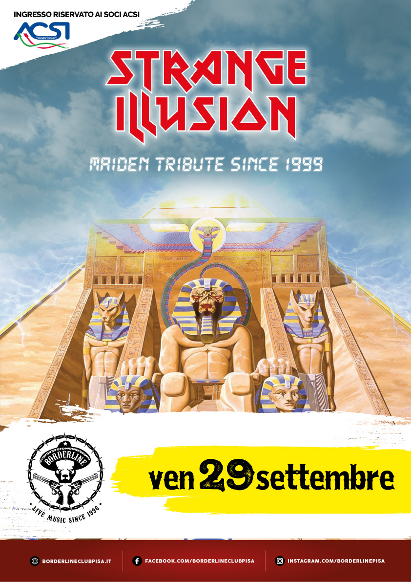 Borderline Club Pisa - Strange Illusion - Iron Maiden tribute